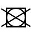 Icon Niet in Droger