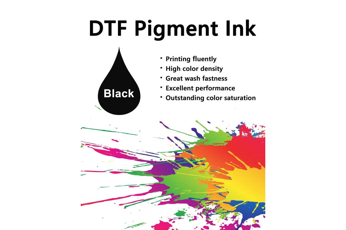 DTF Pigment Ink [water based] - BLACK
1 liter/bottle