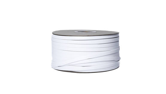 Flat profile A2085B, 14x3 mm
(PVC elastic, white), 200 m/spool