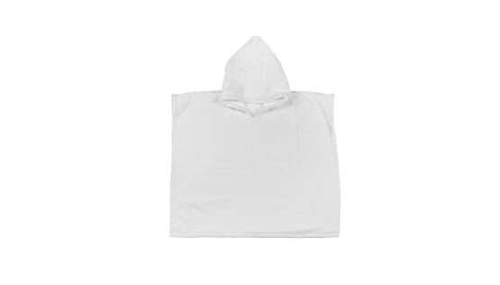 Kids Poncho - 60 x 120 cm
100% microfiber recycled polyester / 100% cotton
For subli transfer
+/- 340 g/m2