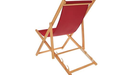 Wooden beach chair without fabric
Impregnated with colorless oil, mounted plastic anti-folding protection, 2 fabric mounting inserts
Size: 120,5 x 57 x 3,2 cm - Size deviation +/- 5%