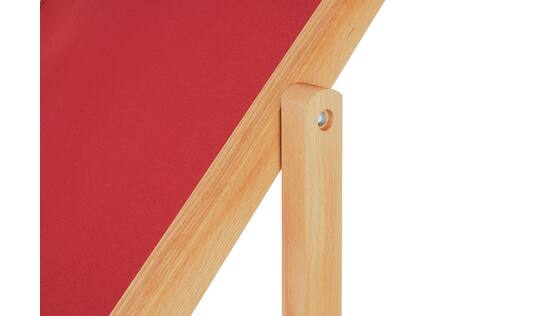 Wooden beach chair without fabric
Impregnated with colorless oil, mounted plastic anti-folding protection, 2 fabric mounting inserts
Size: 120,5 x 57 x 3,2 cm - Size deviation +/- 5%