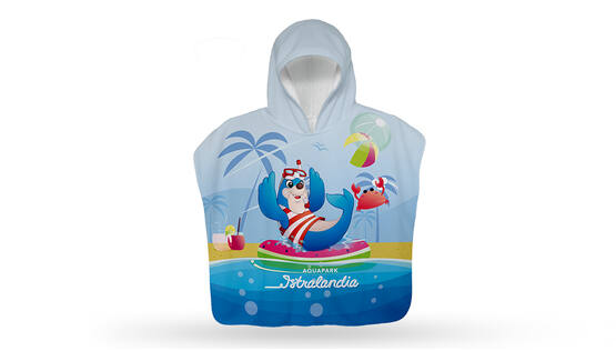 Kids Poncho - 60 x 120 cm
100% microfiber recycled polyester / 100% cotton
For subli transfer
+/- 340 g/m2