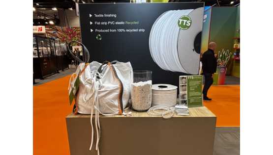Flat profile A2085 
100% recycled, 14x3 mm
(PVC elastic, white), 200 m/spool