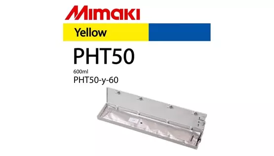 PHT50 Heat transfer pigment ink
Yellow, 600 ml