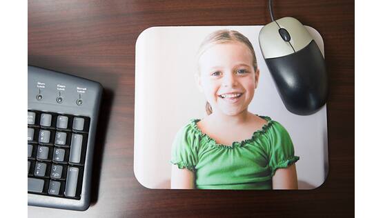 Mousemat 200x300 mm, borderless
(3 mm natural rubber)