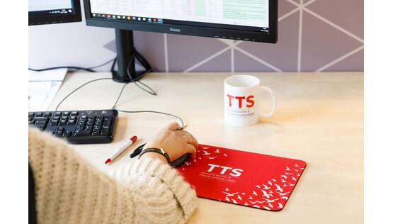 Mousemat 200x300 mm, borderless
(3 mm natural rubber)