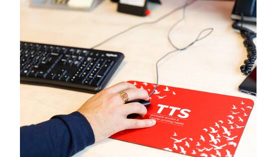 Mousemat 200x300 mm, borderless
(3 mm natural rubber)