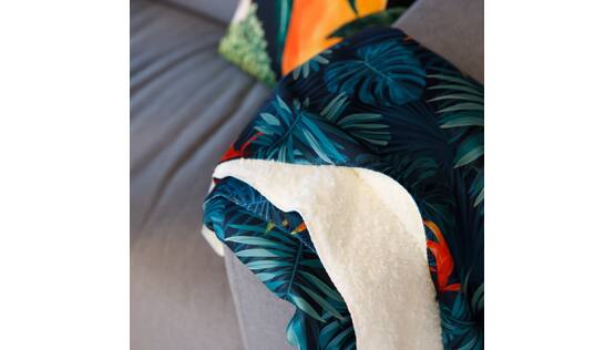 Velvet Sherpa blanket, 150x200cm
white backside, matt white printing side
Weight: 460gsm
Size tolerance: 3%
Oekotex