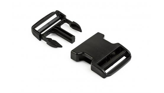 Side Release Buckle Male & Female - 25mm
Black, 25pc/bag