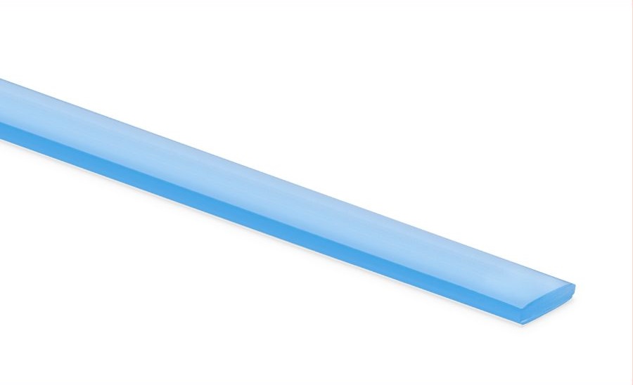 PVC Strip Flat beMatrix, 14 x 3,5 mm
Transparent Blue, 180 m/spool