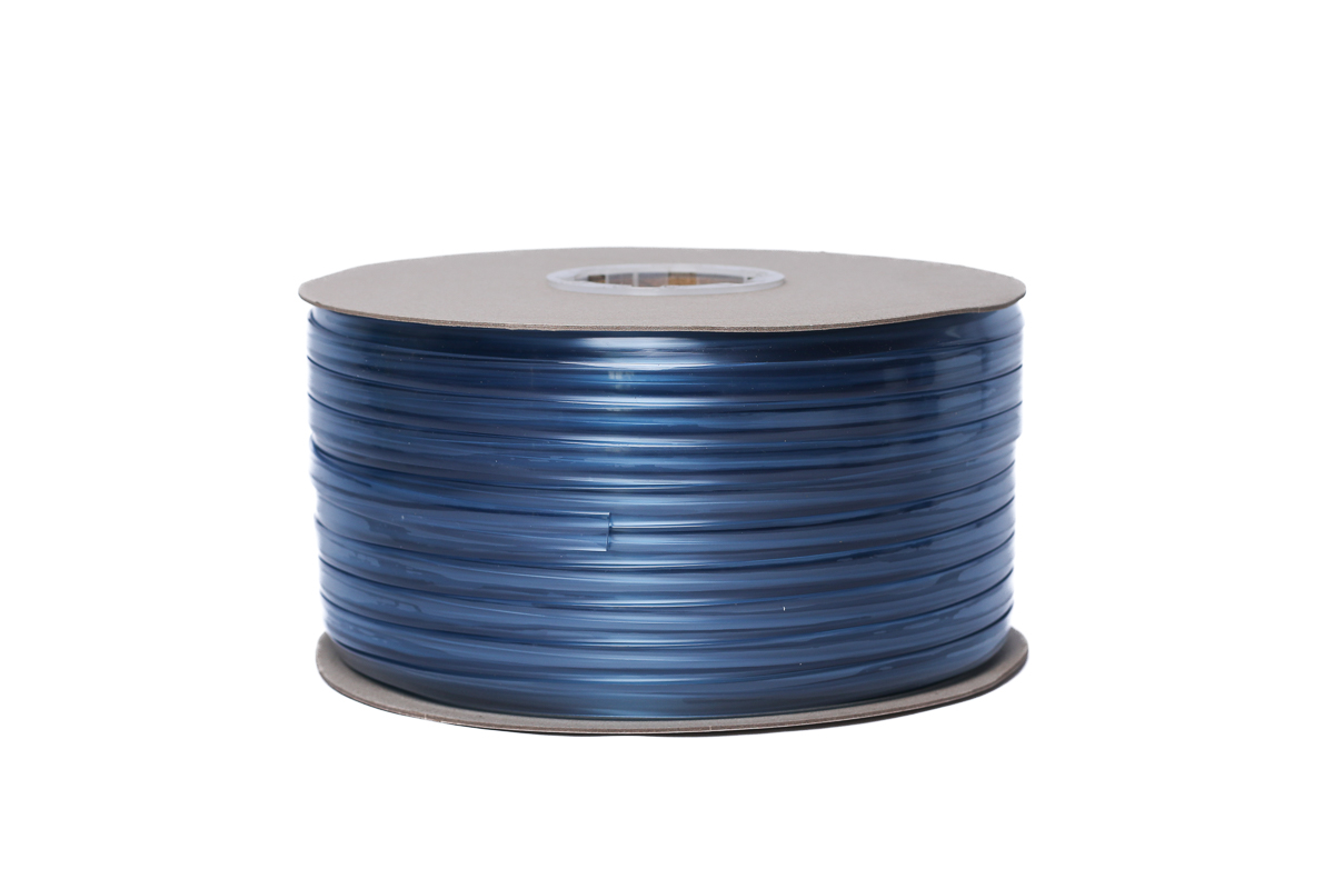 Flat profile A2070B, 14x3 mm
(PVC, transparent), 200 m/spool