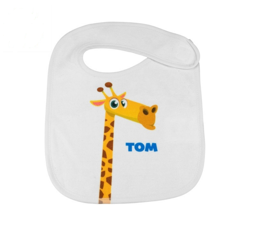 Baby Bib - 25 x 35 cm
100% Microfiber on top - 100% Cotton on reverse side