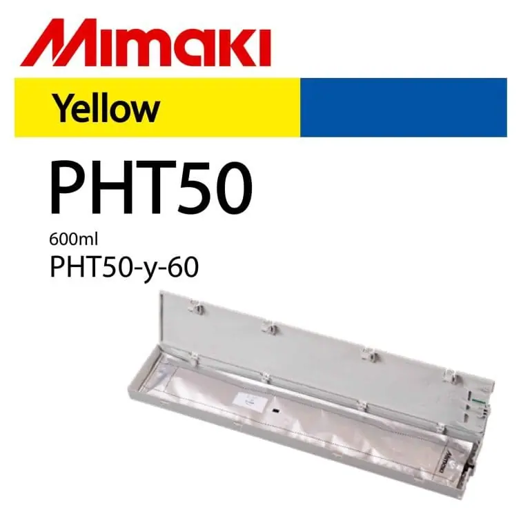 PHT50 Heat transfer pigment ink
Yellow, 600 ml