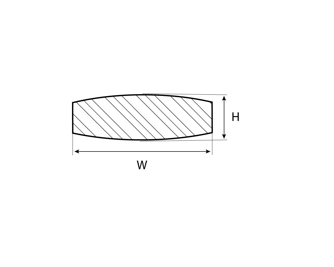 Flat profile A/2070, 13,8 x 2,9 mm
(PVC, transparent), 200 m/roll