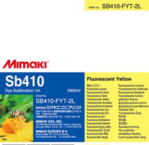 SB410 Fluor Transfer Ink - PINK [2000 ml]
