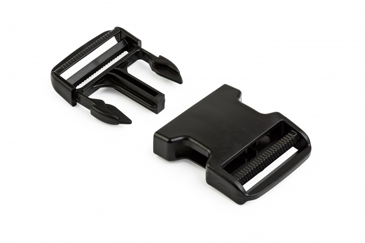 Side Release Buckle Male & Female - 25mm
Black, 25pc/bag