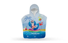 Kids Poncho - 60 x 120 cm
100% microfiber recycled polyester / 100% cotton
For subli transfer
+/- 340 g/m2